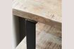 Miniature Woda light wood and black console table 3