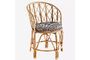 Miniature Wooden chair Bambou Clipped