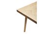 Miniature Wooden dining table beige Line 4