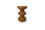 Miniature Wooden stool Dimb cognac Zig zag Clipped