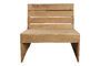 Miniature Woodie light wood garden chair Clipped