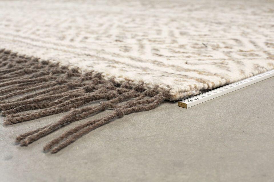 Wool rug 170x240 cm, brown Liv - 10