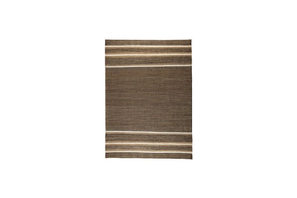 Wool rug 230x160 cm, brown Djahe DutchBone