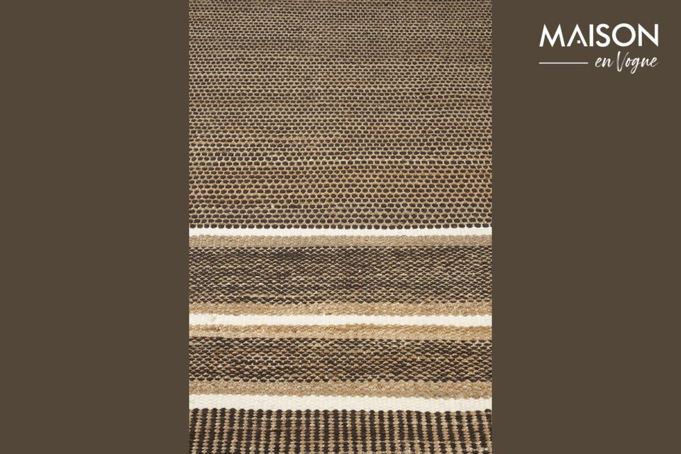 Wool rug 230x160 cm, brown Djahe - 1