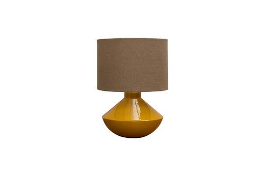 Yellie table lamp in yellow metal