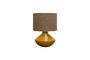 Miniature Yellie table lamp in yellow metal Clipped