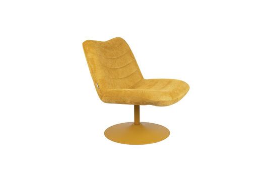 Yellow fabric armchair Bubba Clipped