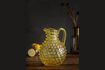 Miniature Yellow glass carafe Diamant 1