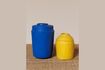 Miniature Yellow paper mache pot Yellow 2