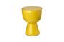 Miniature Yellow polyester side table Tip Tap Clipped