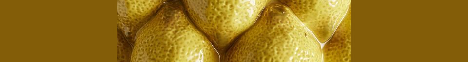 Material Details Yellow stoneware vase H22 Limone