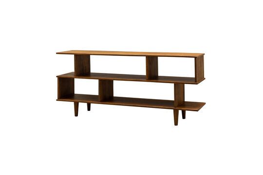 Zag dark wood shelf Clipped