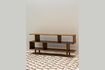 Miniature Zag dark wood shelf 4