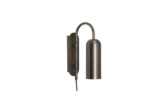 Zenith brown metal wall lamp Clipped