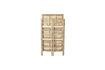 Miniature Zep natural bamboo folding bookcase 5