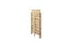 Miniature Zep natural bamboo folding bookcase 6