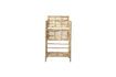 Miniature Zep natural bamboo folding bookcase 8