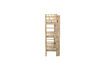 Miniature Zep natural bamboo folding bookcase 10