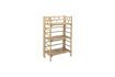 Miniature Zep natural bamboo folding bookcase 11