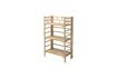 Miniature Zep natural bamboo folding bookcase 12