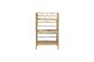 Miniature Zep natural bamboo folding bookcase 1