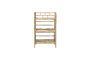 Miniature Zep natural bamboo folding bookcase Clipped