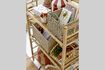 Miniature Zep natural bamboo folding bookcase 4