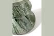 Miniature Zig zag dark green marble stool 4