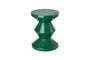 Miniature Zig Zag green polyester side table Clipped