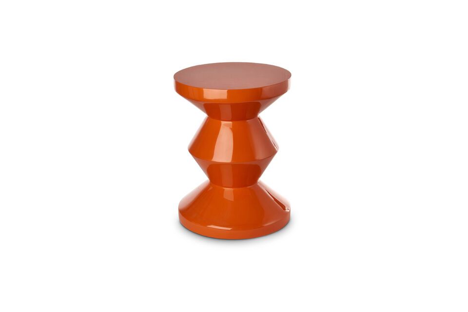 Zig Zag orange side table Pols Potten