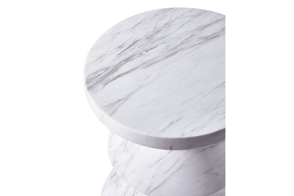 Bring elegance and durability with a marble stool.