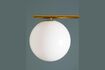 Miniature Zora white marble floor lamp 2