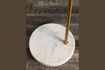 Miniature Zora white marble floor lamp 3